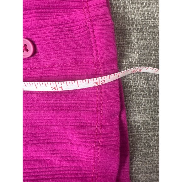 Art Class Girls Sleeveless Fuchsia Pink Ribbed Button Front Dress XL (14/16) - Picture 7 of 7